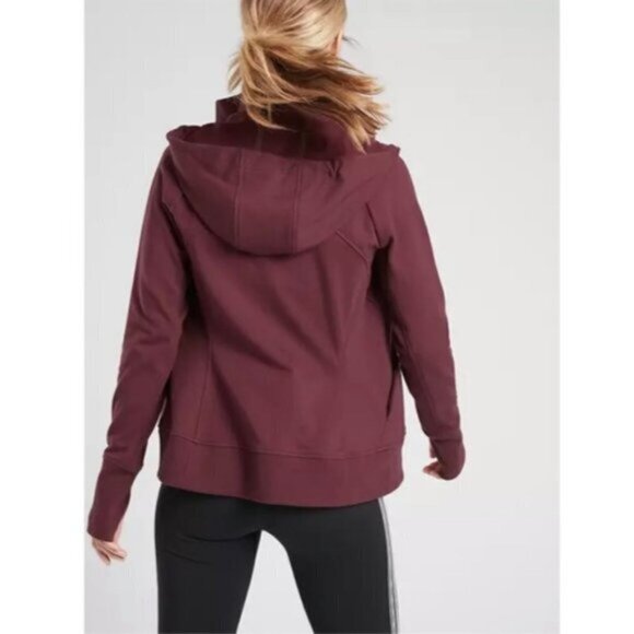 Athleta Triumph Hoodie Full Zip Sweater Women Size Small - Picture 2 of 15